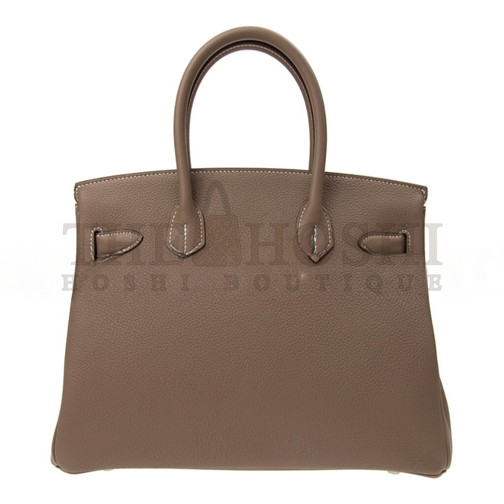 H**me5 BIRKIN 30 ELEPHANT GREY HANDBAG BK3018TGSS (30*23*15cm) Master Quality